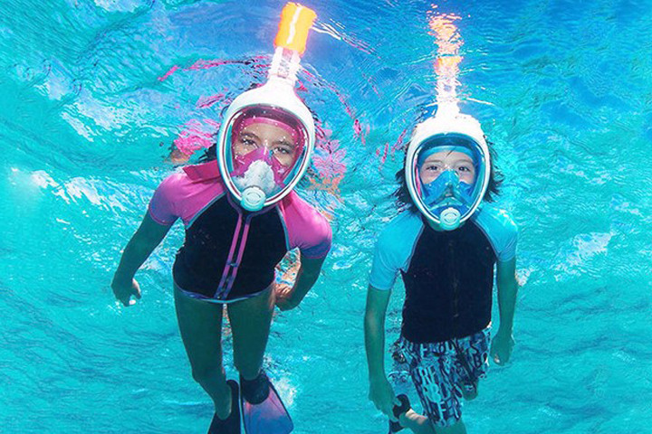 Forevig Dine Undervandseventyr: Snorkelmaske med mulighed for Kameramontering1 
