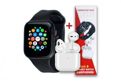 Smart Watch + Headphones Sæt